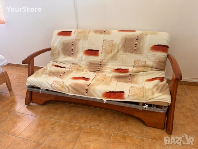 Разтегателен диван / канапе с функция сън – запазен