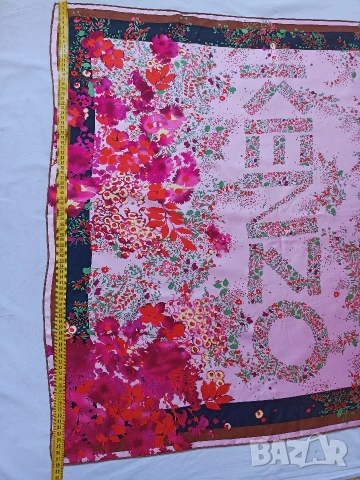 Дамски шал Kenzo коприна, снимка 3 - Шалове - 54916692