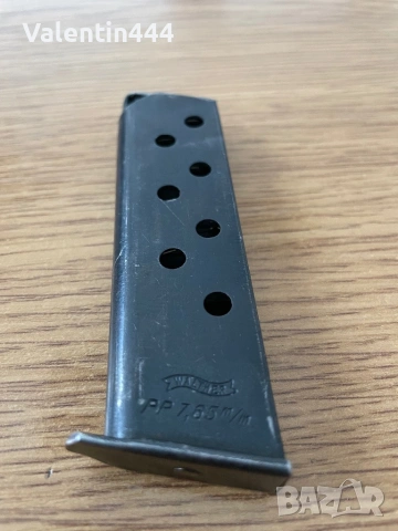 Пълнител за пистолет "ВАЛТЕР ПП", кал. 7,65мм, снимка 4 - Бойно оръжие - 53441455