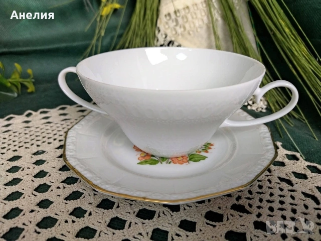 Rosenthal 3 чиниики 15 см и купи с 2 дръжки, снимка 2 - Чинии - 54438678