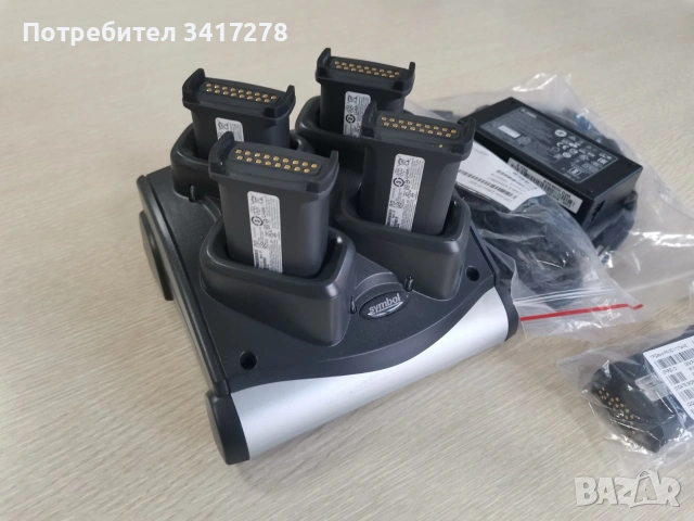 Комплект 6 бр. Zebra Symbol MC9200 / MC92N0 + зарядни станции и батерии – нови, снимка 6 - Електронни четци - 55285475