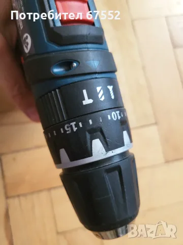 Ударен винтоверт с батерия Bosch GSB12V-15, снимка 4 - Винтоверти - 55435605