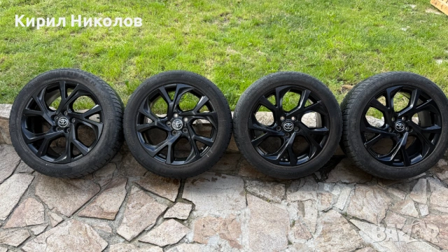 Оригинални 18" джанти Toyota CH-R (18x7J ET50 5x114.3) + зимни гуми NEXEN 225/50R18 99H, снимка 3 - Гуми и джанти - 54902055