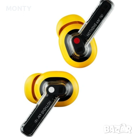 Безжични слушалки Nothing - Ear A, TWS, ANC, жълти , снимка 4 - Bluetooth слушалки - 54963075