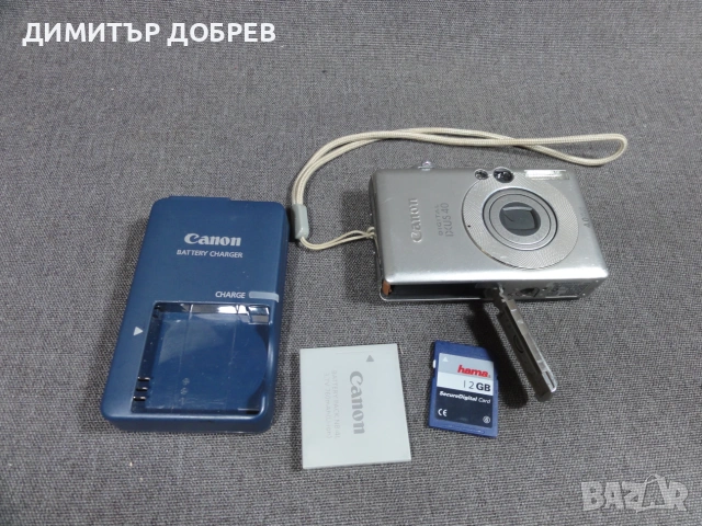 ЦИФРОВ ФОТОАПАРАТ CANON DIGITAL IXUS 40 DIGITAL 4.0MP CCD DIGITAL CAMERA Y2K RETRO DIGICAM , снимка 13 - Фотоапарати - 55092577