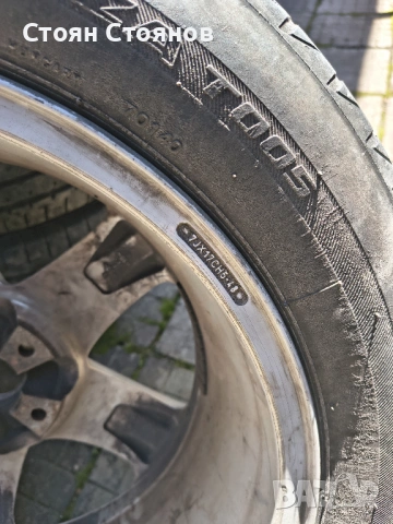 17" Джанти с гуми Bridgestone 215/55R17 за Пежо 407 - 5х108, снимка 8 - Гуми и джанти - 54302098