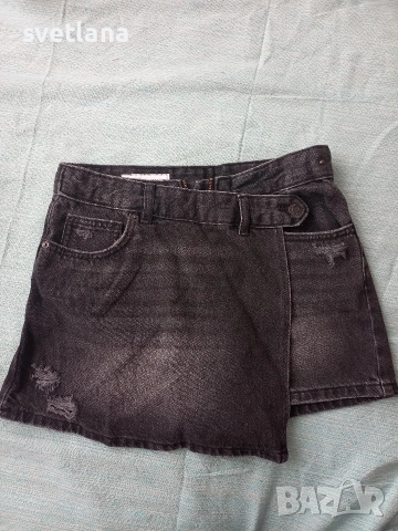 ZARA Детски дънки пола-панталон. 