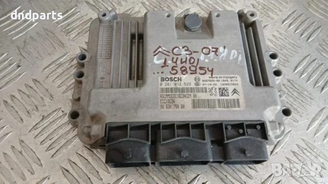 Компютър Citroen C3 1.4 HDI 2007 0281012529 9663475880