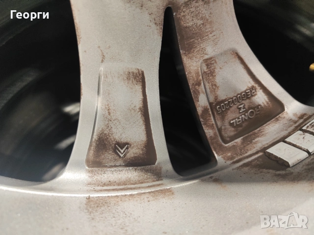 4бр. алуминиева джанта  17цола за Citroen, снимка 9 - Гуми и джанти - 54309441