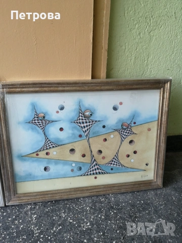 2 абстрактни картини. , снимка 3 - Картини - 54025474