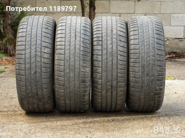 Bridgestone Turanza 215/55/17 – 4 бр, летни, 5 мм, OEM от VW, снимка 2 - Гуми и джанти - 54097342