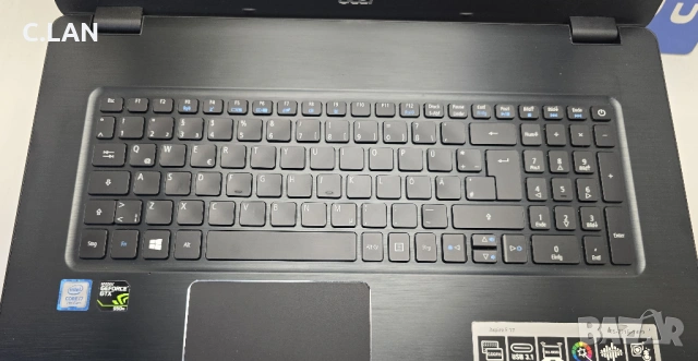 Acer Aspire F17 F5-771G i7 7500U/16GB/256SSD/1TB HDD/GTX 950-4GB/FHD/Подсветка, снимка 9 - Лаптопи за игри - 54758681