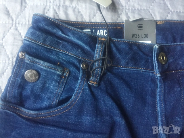 G-Star Raw Arc 3D Slim Shorts оригинални юношески дънкови бермуди W26, снимка 5 - Къси панталони - 54842778
