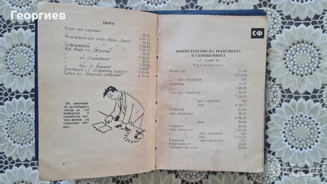 Телефонен указател на БДЖ 1966 г., снимка 5 - Специализирана литература - 54960588