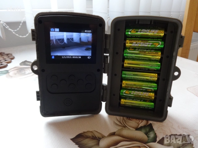 Дигитална ловна / наблюдателна камера (Digital Trail Camera) – Нова с 8 батерии AA и SD Карта 64GB, снимка 9 - Комплекти за видеонаблюдение - 54055397