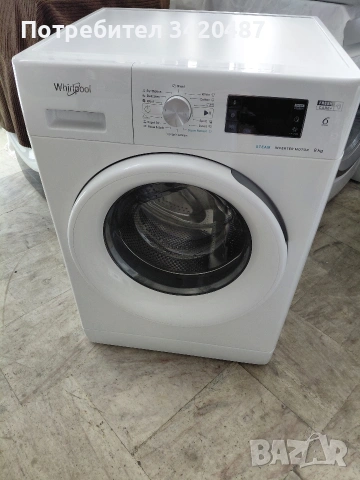 Пералня Whirlpool 8кг като нова. Гаранция. , снимка 3 - Перални - 54687133