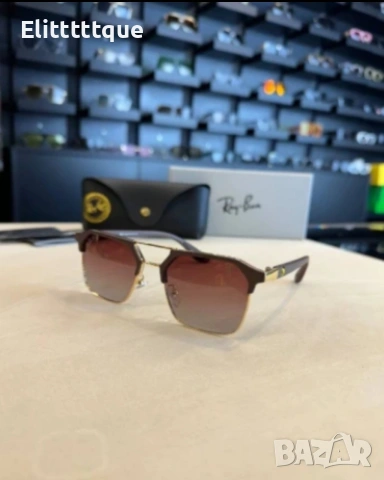очила с черен обикновен калъф и ув защита Ray Ban, снимка 4 - Слънчеви и диоптрични очила - 54888541