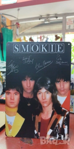 Smokie-метална табела(плакет), снимка 2 - Китари - 54487502