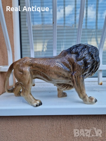 Уникална голяма антикварна порцеланова фигура статуетка , снимка 6 - Антикварни и старинни предмети - 54100614