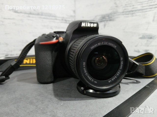 Nikon D3500 + 18-55mm VR – Като нов, под 7000 кадъра!, снимка 5 - Фотоапарати - 55009509