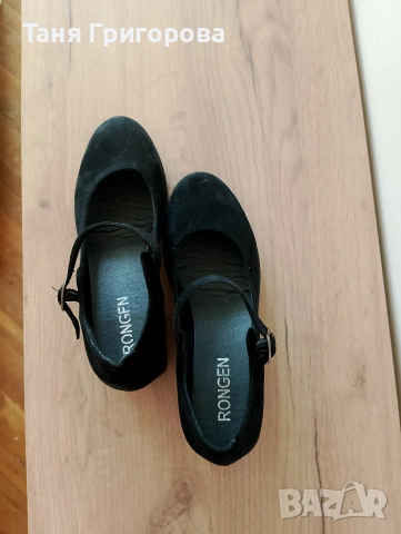 Черни обувки тип Мери Джейн, снимка 9 - Дамски обувки на ток - 54309917