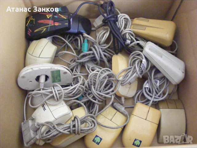 Ретро мишки разни, снимка 3 - Клавиатури и мишки - 35443170