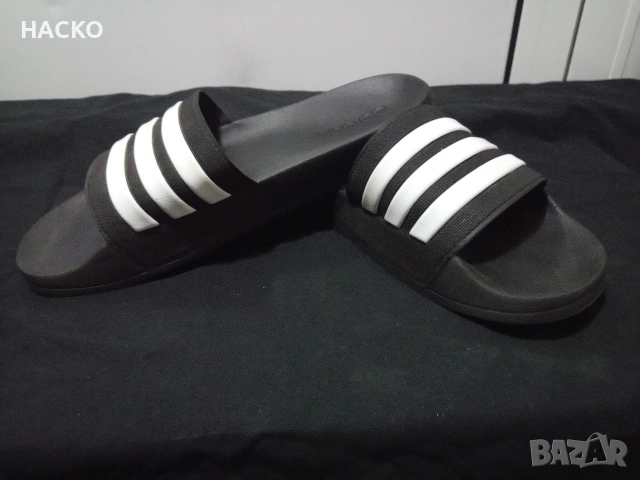 ЧЕХЛИ Adidas Cloudfom Adellitte Номер 47 Стелка 30,5 см. 100% Оригинални Внос от Англия, снимка 2 - Мъжки чехли - 55051319