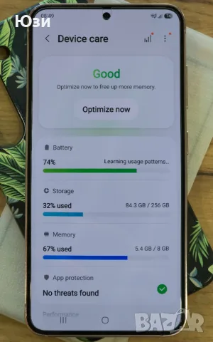**ОТЛИЧЕН** Samsung Galaxy S23 256GB Lavender, снимка 3 - Samsung - 55419275