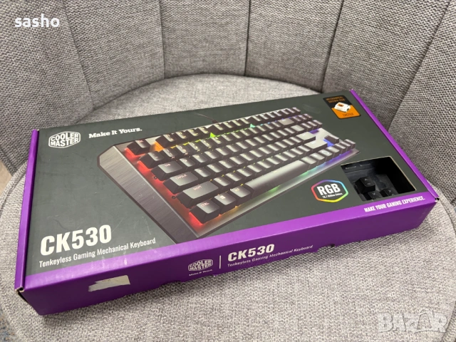 Механична клавиатура Cooler Master CK530 (brown суйчове)