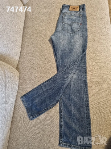 Лот 3 броя - Lee Cooper, Benetton, H&M, С размер, снимка 4 - Дънки - 54571994