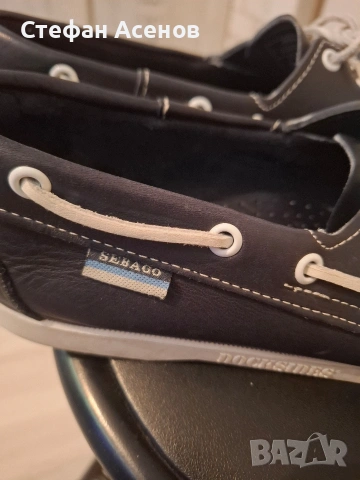 Маркови кожени мокасини Sebago Docksides- естествена кожа , снимка 3 - Дамски ежедневни обувки - 54989276