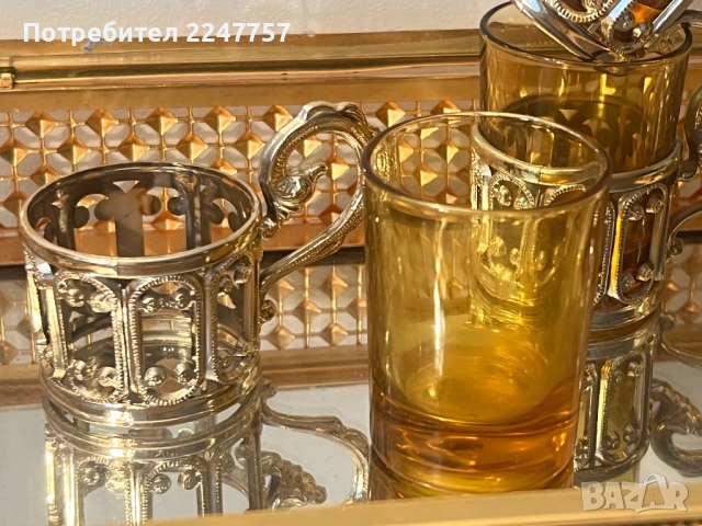 4 броя антични чаши, снимка 3 - Чаши - 54109417