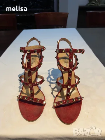 Valentino сандали с кристали, снимка 2 - Сандали - 55332640
