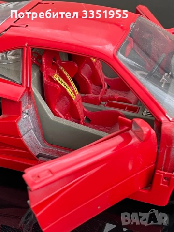 Ретро модел Ferrari F40 1/18, снимка 9 - Колекции - 54409014