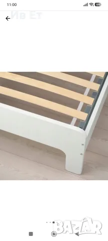 Детско разтегателно легло IKEA SLAKT с включена подматрачна рамка и матрак + подарък преграда, снимка 10 - Мебели за детската стая - 55680379