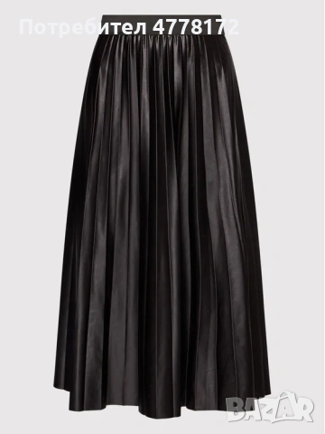 Черна пола на VILA, снимка 5 - Поли - 53983221