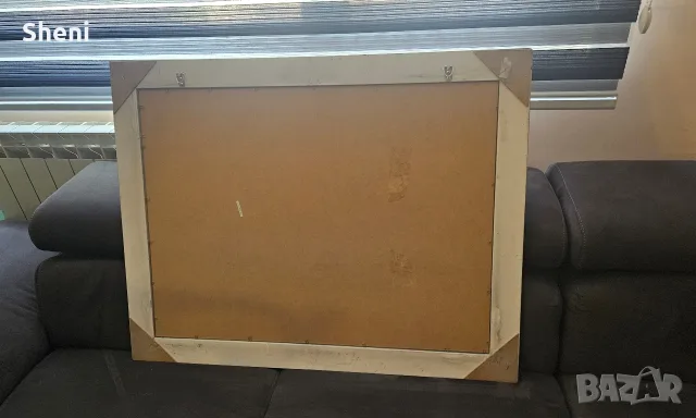 Красиво бароково огледало 70x90 см JYSK (сиво / барокова рамка), снимка 6 - Огледала - 55349442