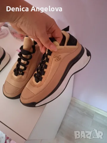 Детски маратонки Chanel и Bershka, снимка 2 - Детски маратонки - 55683980