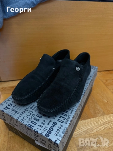 Велурени мокасини Gianni, размер 43