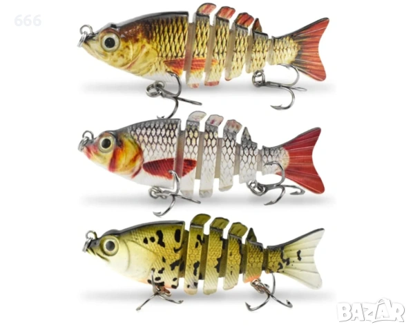 3 броя риболовни примамки