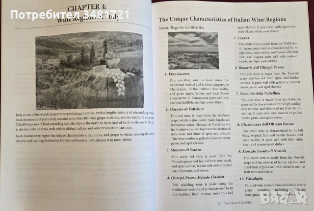 Библия на италианските вина / The Italian Wine Bible, снимка 7 - Кулинария - 55065014