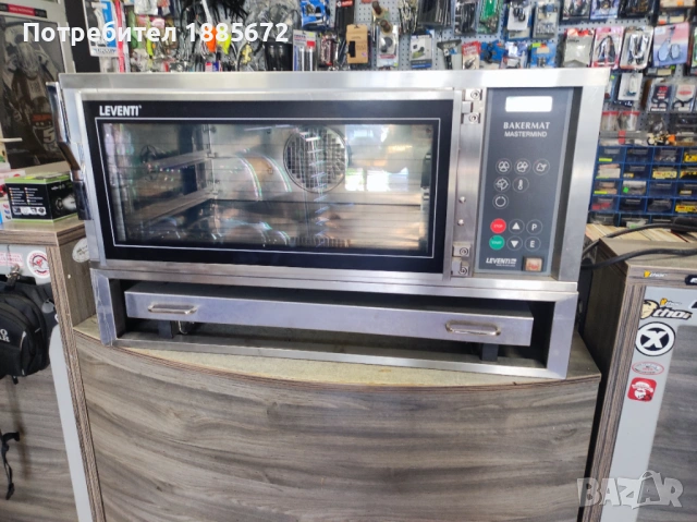 Конвектомат фурна Leventi Bakermat 220V 2016г, заедно с основа и маса., снимка 10 - Обзавеждане за заведение - 52019949