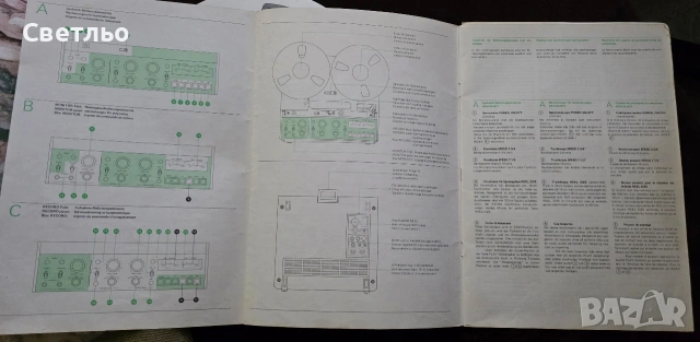 Revox B77 оригинално ръководство сервизна книжка, снимка 4 - Други - 55156943