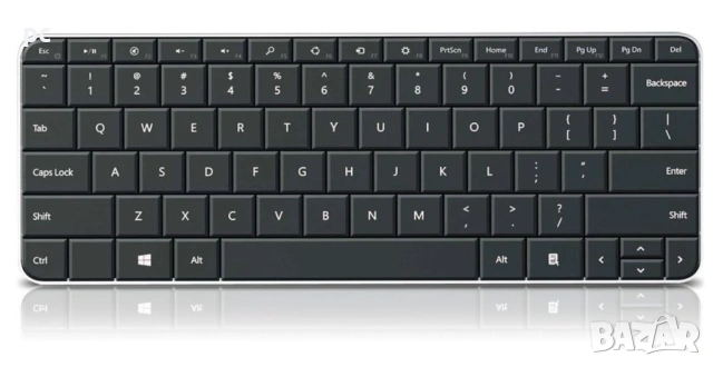 Microsoft bluetooth compact silent keyboard, снимка 4 - Клавиатури и мишки - 52897728