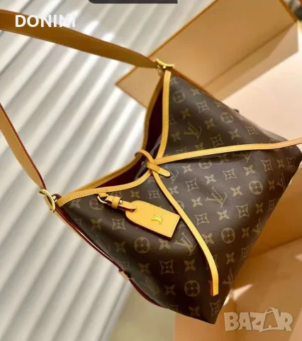 Дамска чанта Louis Vuitton CarryAll, кожа, снимка 2 - Чанти - 55465459