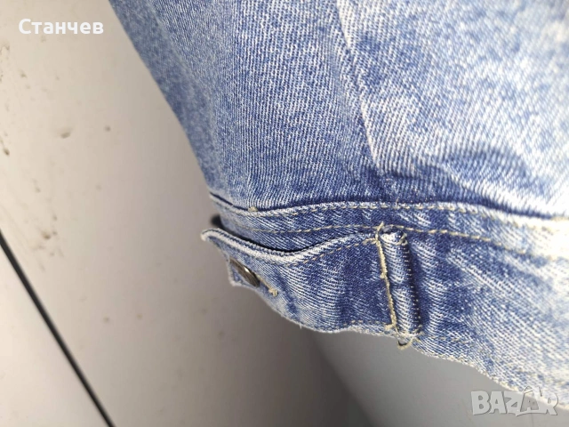Дънково яке Banna Jeans, Размер XL отговаря на ML– Светлосин деним, снимка 5 - Якета - 55125033