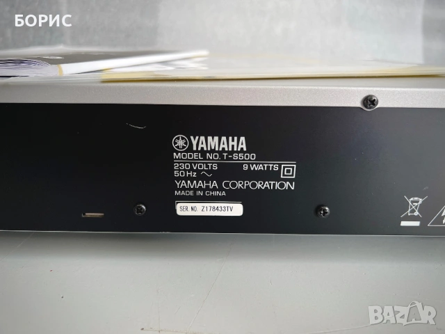 YAMAHA T-S500 NATURAL SOUND TUNER, снимка 8 - Радиокасетофони, транзистори - 54588601