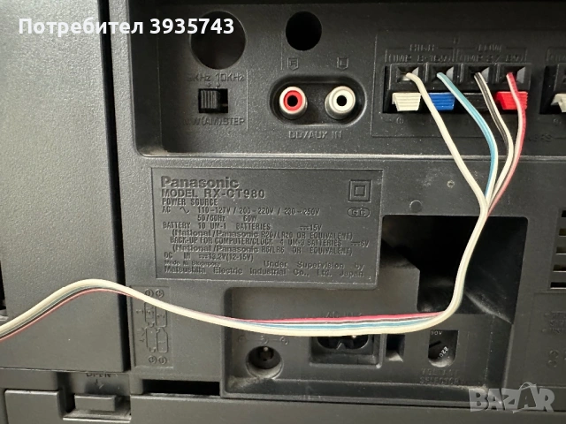 Panasonic RX-CT980 boombox Japan, снимка 6 - Радиокасетофони, транзистори - 54571759