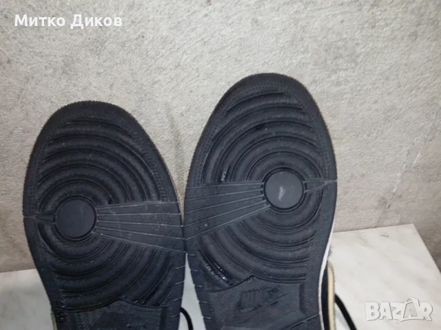 Nike Air Jordan 1Low OG EX Dark Smoke Gray маркови марат. ест. кожа нови №43 US 9.5 UK 8.5 ст. 275мм, снимка 9 - Маратонки - 55513109