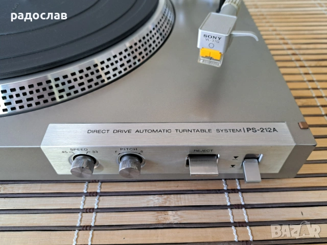 Sony PS-212A, снимка 3 - Грамофони - 54559098